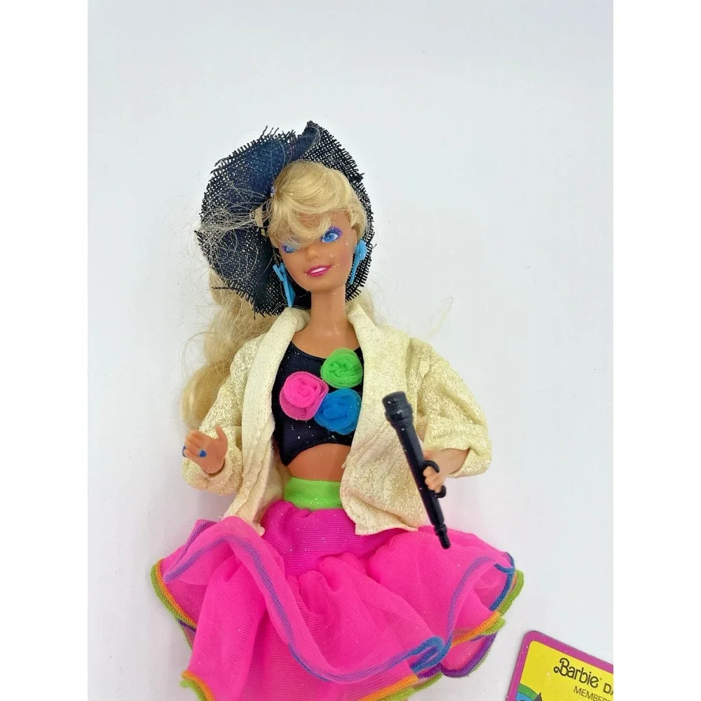 Vintage 1989‎ Mattel DANCE CLUB BARBIE Doll w Original Outfit & Accessories